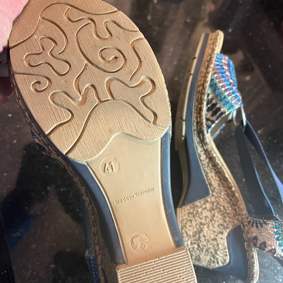 Rieker Blue Sandals size 41 - Picture 4 of 7